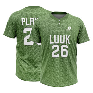 Maillots de baseball personnalisés pour équipes américaines, impression par sublimation, polyester anti-humidité, chemise de softball pour adultes, uniforme toutes saisons - Product Image 4