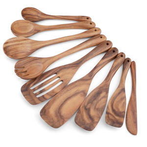 Juego de utensilios de cocina diarios, accesorios de cocina vintage, espátula de madera compostable para cocinar platos - Product Image 5