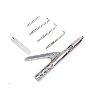 Manual Deburring Tool Set with Interchangeable Blades for Metal <b>Plastic</b> Pipe <b>Edge</b> Chamfering by QASIDEN INSTRUMENTS - Product Image 6