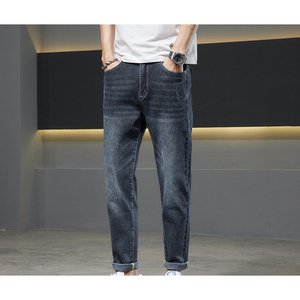 2024 Customized High Quality Fashion <b>Trousers</b> for <b>Men</b> Patched Pockets Plus Size Vintage <b>Baggy</b> Jeans <b>Men</b> - Product Image 2