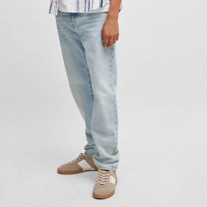 Jean en denim pour homme très demandé, coupe droite, style streetwear, délavé à l'acide, faible MOQ - Product Image 2
