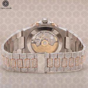 Charm_Jewells Women's Luxury Stainless Steel <b>Watch</b> Round Case Analog Quartz Movement <b>Diamond</b> Encrusted Bracelet 30mm - Product Image 4