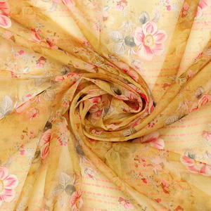 Premium Chiffon Printed Fabric for Dresses Fashion Bags Gowns and Elegant Home Decor Custom Orders Wholesale to UAE and Dubai - Product Image 4
