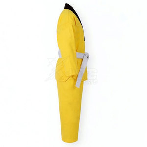 Uniforme de Taekwondo Classique Premium pour Hommes, Logo Personnalisable sur le Devant, Tissu Léger et Doux, Combinaison d'Arts Martiaux Adaptée à un Usage Quotidien - Product Image 6
