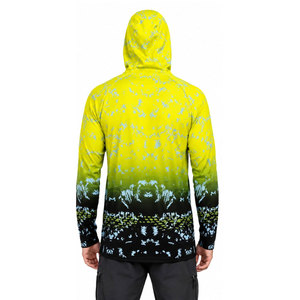 Camisas de Pesca para Hombre al por Mayor, OEM, UPF 50, Anti-UV, Impresas, Transpirables, Protección Solar para Exteriores, Impresión Digital de Alta Calidad - Product Image 3