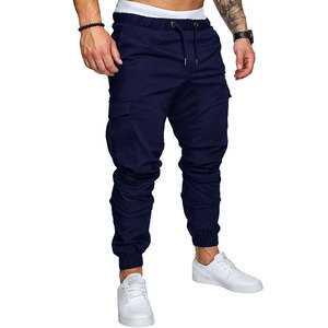 Pantalon cargo décontracté pour homme en toile, plusieurs poches, coupe décontractée, 100% coton, respirant, écologique, séchage rapide, léger, durable - Product Image 2