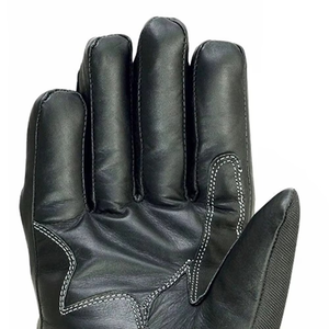 Guantes de Motocicleta de Cuero Genuino OEM 2027, Diseño Personalizado, Resistentes al Viento, Ligeros, Cierre de Gancho y Bucle, Invierno, Unisex - Product Image 4