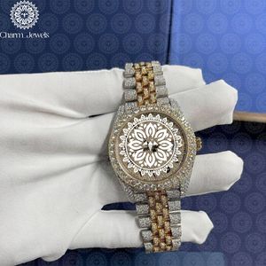Reloj Mecánico de Lujo para Hombre Charm, de Acero Inoxidable, 40 mm, Esfera Cuadrada, Cristal, Cronógrafo, Botón de Presión, Cierre Oculto, Moda 10 - Product Image 1