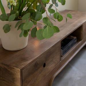Mueble para TV Vandana Mira Sereno en Madera de Mango Oscuro - Product Image 4