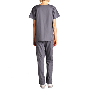 Polyester Cotton blend Fabric Washable Nursing <b>Scrub</b> <b>Sets</b> for Women Medical <b>Scrub</b> Suit Hospital Nursing <b>Scrub</b> Uniforms - Product Image 3