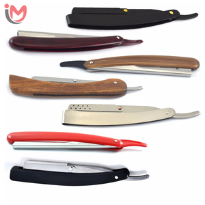 มีดโกนหนวดแบบตรง ยี่ห้อ Barber Shaving Razors รุ่น Straight Cut Throat Shavette Rasoi มีดพับได้ สำหรับร้านตัดผม มีดโกนหนวดแบบตรง ยี่ห้อ Barber Shaving Razors รุ่น OEM - Product Image 1