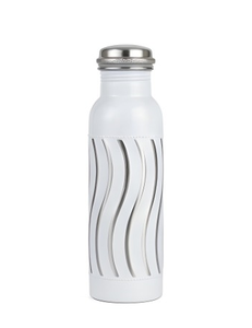 Botellas de cobre con acabado de esmalte blanco de doble tono, recién llegadas, para uso escolar y de oficina. - Product Image 1