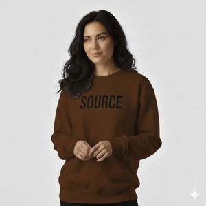 Sudadera de Cuello Alto Informal de Invierno para Mujer, de Alta Calidad, con Logotipo Personalizado, Talla Grande, de Poliéster/Algodón Grueso - Product Image 5