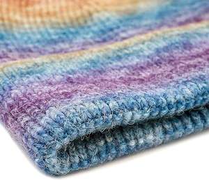 Gorros de Punto de Algodón Suave Unisex al por Mayor, Gorros de Invierno Cálidos de Alta Calidad con Logotipo Personalizado, Gorros de Punto Tie-Dye para Adultos - Product Image 5