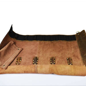 กระเป๋าใส่มีดหนังแท้คุณภาพสูงสำหรับเชฟมืออาชีพ ป้องกันกลิ่น ทนทาน - Product Image 1