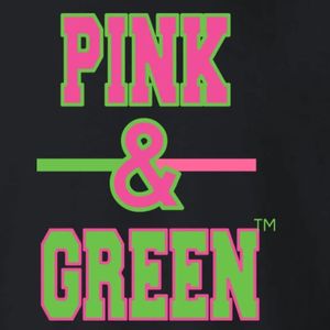 Sudadera con cuello redondo y estampado gráfico en negro, rosa y verde, de manga larga con puños acanalados, informal, de forro polar para mujer, estilo urbano a la moda. - Product Image 6