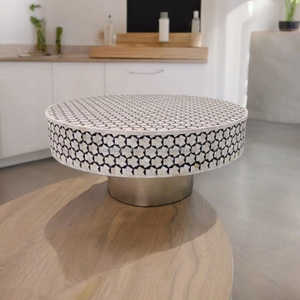 Pintura Personalizada con Incrustaciones de Resina Ósea - Pintura Moderna Ecológica Hecha a Mano Estilo Ángel para Uso en Interiores, Pintura de Nácar de la India en Venta - Product Image 1