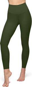 Leggings de sport et de yoga pour femme, taille haute, extensibles, à motif écossais torsadé, avec fermeture boutonnée, écologiques, séchage rapide, respirants, confortables et coupe ajustée - Product Image 2