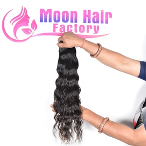 Extensiones de Cabello Humano Natural Indio Remy Sin Químicos, Ondulado, Doble Trama a Máquina, 100g - Product Image 5