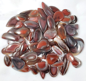 Alta calidad Natural Botswana cabujón ágata mezcla de piedras preciosas forma hecha a mano pulido precio al por mayor para la fabricación de joyas - Product Image 2