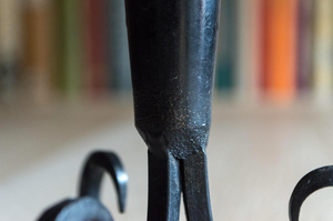 Wrought Iron <b>Candlestick</b> <b>Holder</b> Shabby Black Swedish Vintage Aged Minimalist Candle Stand Rustic Metal Taper Candle <b>Holder</b> - Product Image 6