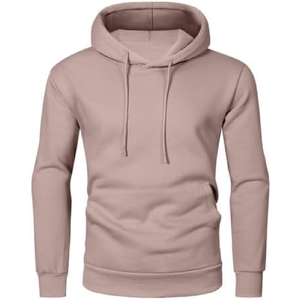 เสื้อฮู้ดดี้โอเวอร์ไซส์ผ้าฝ้าย 100% สำหรับผู้ชาย แขนยาวทรงหลวม น้ำหนักมาก ลายนูน เหมาะสำหรับฤดูหนาว รุ่นใหม่ล่าสุด - Product Image 3