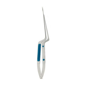 Micro-ciseaux manuels droits à baïonnette, tranchants et à pointe arrondie, 215 mm (8,12 pouces), instrument chirurgical neurologique en acier inoxydable CE - Product Image 6