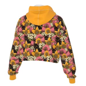 Sudaderas con capucha cortas sublimadas para mujer, de la mejor calidad, recién llegadas, transpirables y antibacterianas. - Product Image 6