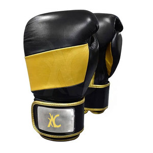 Guantes de boxeo de cuero genuino en venta en línea, guantes de boxeo transpirables personalizados de marca privada - Product Image 5