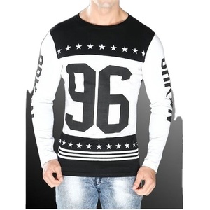 T-Shirt manches longues pour hommes, offre spéciale, à la mode, 100% coton, OEM, personnalisés, vente en gros - Product Image 2