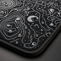 Tapis de souris de jeu RGB résistant aux rayures et à l'eau en caoutchouc avec motif Mandara 600x350mm