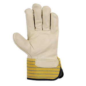 Outdoor Industrial Construction Safety <b>Gloves</b> Full Palm Grade Cowhide Leather Comfortable Durable Anti-Slip Fireproof <b>Gloves</b> - Product Image 2