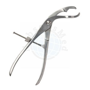 Pinza de sujeción ósea autocentrante Setter Verbrugge con bloqueo rápido, de acero inoxidable, manual, para reducción ósea ortopédica quirúrgica - Product Image 6