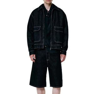 Conjuntos de Shorts de Mezclilla para Hombre con Logotipo Personalizado, los Más Vendidos del 2028, Marca Privada, Trajes de Baño Transpirables, Estilo Casual de Verano - Product Image 2