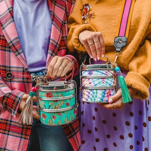 กล่องข้าวสแตนเลส King พร้อมกล่องใส่อาหารกลางวัน,กล่องอาหารกลางวันสีมีหูจับ - Product Image 2