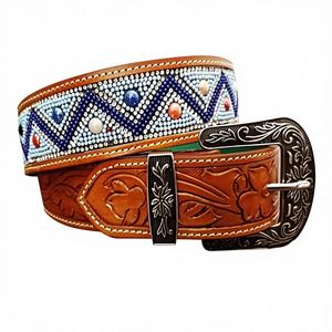 Cinturón de Cuero 100% Genuino de Vaca y Búfalo para Hombre, Diseño Personalizado, Hebilla Moderna y a la Moda para Jeans, Pantalones y Ropa de Fiesta - Product Image 1