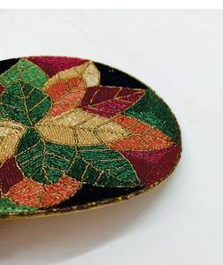 Beautiful Luxury <b>Beaded</b> Embroidery <b>Placemats</b> Handmade Table Mats for Dining Room Kitchen Party Wedding and Festive Decoration - Product Image 3