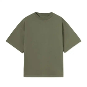 Best Quality Custom Front Logo Heavy Weight Regular T-<b>shirts</b> 500g <b>Silk</b>/Cotton <b>Men</b> O-Neck Short Sleeve Casual Fleece Comfortable - Product Image 1