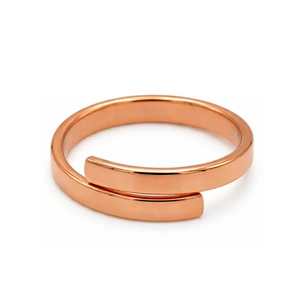Anillo de Cobre Artesanal para el Bienestar – Diseño Envolvente Ajustable y Cómodo - Product Image 2