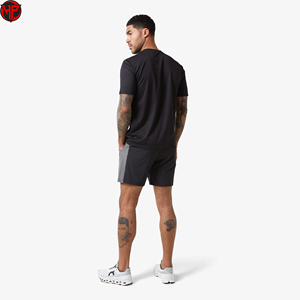 Pantalones Cortos Deportivos para Hombre con Contraste, Cintura Elástica con Cordón, para Entrenamiento Atlético y Gimnasio, Diseño Premium, Cortavientos, Venta al por Mayor - Product Image 6