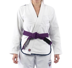 Kimono y Gi de Jiu Jitsu 100% Algodón, 460 g/m², Elástico, Ligero y Transpirable, para Judo y Karate, con Logotipo Frontal - Product Image 1