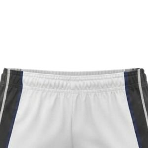 Pantalones Cortos de Netball Sublimados Blancos y Negros Unisex, Uniforme Deportivo de Poliéster, Ropa Deportiva Ligera con Paneles Laterales para Entrenamiento - Product Image 5