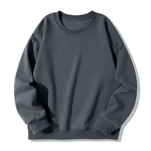 Suéter de punto azul para hombre al por mayor, cárdigan de algodón de manga larga con cuello redondo, a la moda, cálido, transpirable, con bolsillo frontal en el pecho - Product Image 1