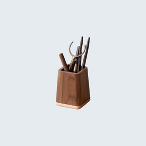 Support de bureau en bois pour crayons, pot à crayons multifonctionnel en bois, vente en gros - Product Image 3