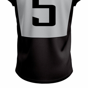 Maillots de football américain personnalisés en gros, maillots de football à manches courtes, haute qualité, 100% polyester, respirant - Product Image 6