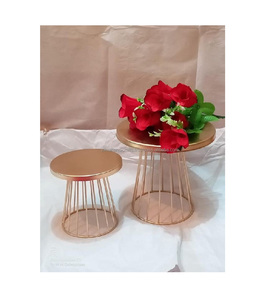 Support à gâteau en cuivre, décoration élégante, idéal pour une fête d'anniversaire, décoration intérieure, vaisselle bon marché, support à gâteau - Product Image 1