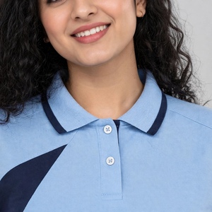 <b>Women</b> <b>Polo</b> <b>Shirts</b> New Style Wholesale <b>Women</b> Casual Wear Knitted Breathable High Quality Short Sleeve Custom Logo & Size - Product Image 6