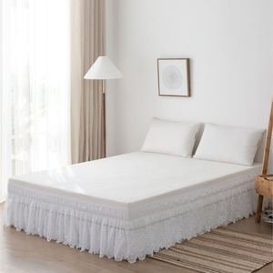 Jupes de lit de luxe personnalisées imprimées de qualité supérieure, 100 % coton, imperméables et écologiques - Product Image 3