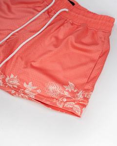 Shorts de Mujer Personalizados, Ecológicos, Transpirables, de Secado Rápido, con Estampado Floral, de Malla, Spandex y Poliéster - Product Image 2