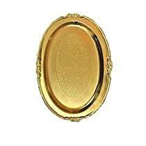 Brass <b>Silver</b> Pleated Tray Decorative Serving Platter for Home Decor <b>Coffee</b> <b>Table</b> Dining <b>Table</b> Wedding Gift - Product Image 3